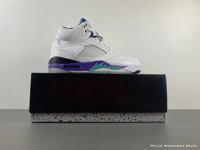 Official Maikesneakers Air Retro Grape 5 Jordan (2013) 136027-108 0716